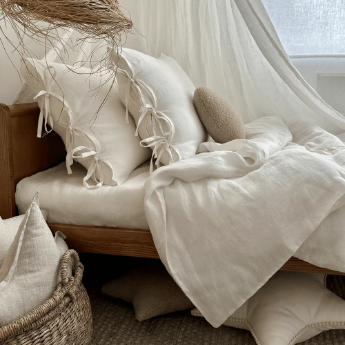 Linen Adult bed linen Cream 140x200 cm 