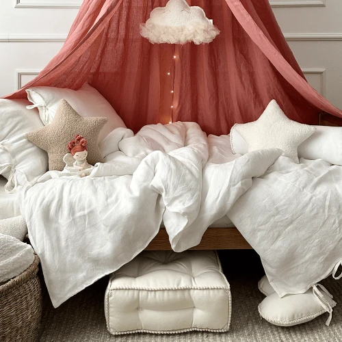 Linen Adult bed linen Cream 140x200 cm 