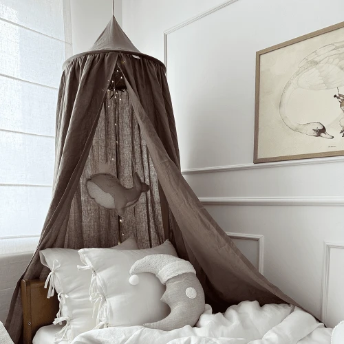 Linen Canopy Coconut brown