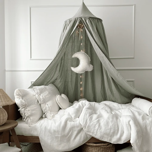 Linen Canopy Sage green