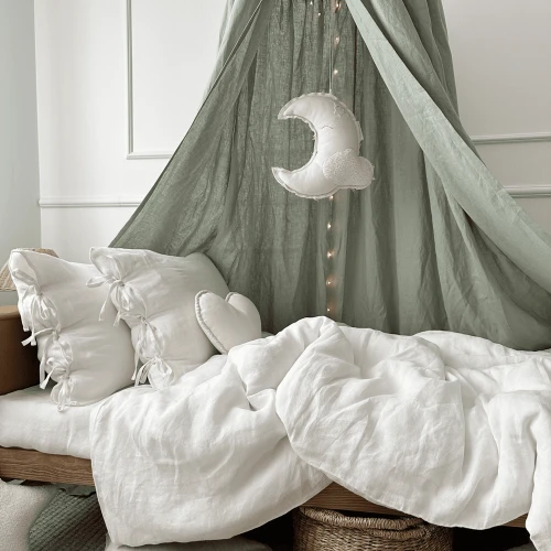 Linen Canopy Sage green