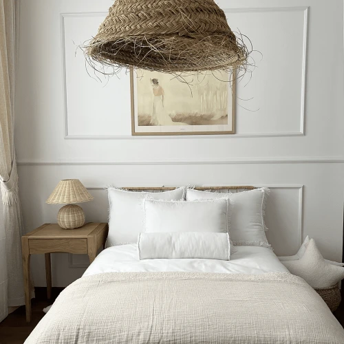 Pościel Boho twist Adult Biała