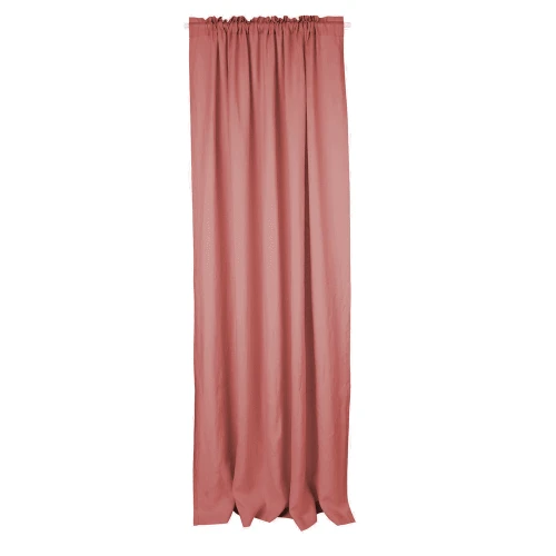 Linen curtain (one piece/side) Marsala