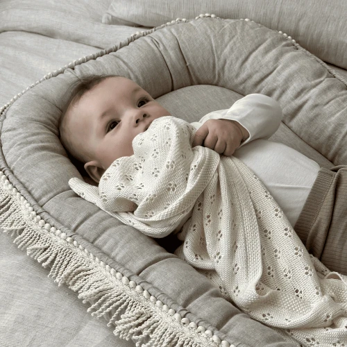 Boho Twist Baby Nest Natural