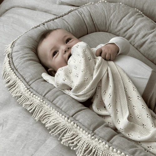 Boho Twist Baby Nest Natural