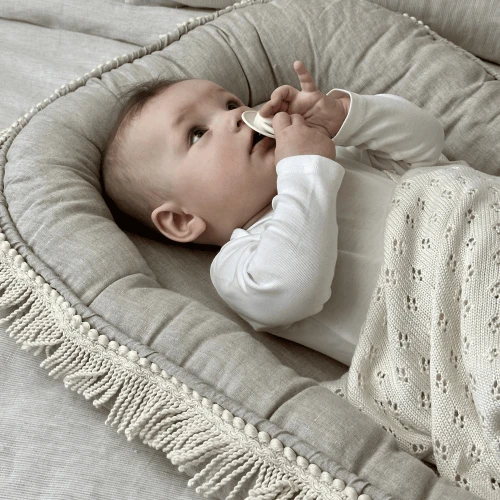 Boho Twist Baby Nest Natural