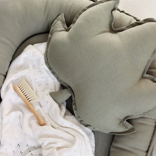 Ażurowy kocyk bambusowy Biały