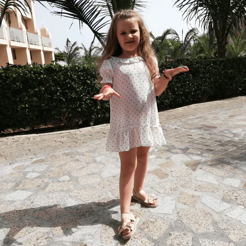 Sukienka dziewczęca w kropeczki Polka Dot