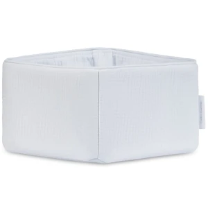 Koszyczek pielęgnacyjny muślinowy Błękitny (kształt koszyczka: prostokątny 25x25x15 cm)