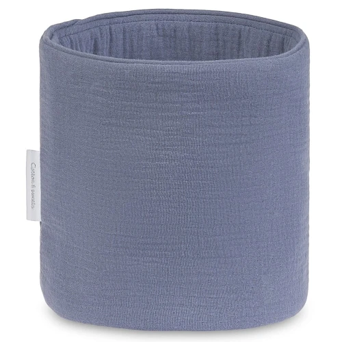 Koszyczek pielęgnacyjny muślinowy Denim
