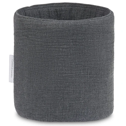 Muslin Care Basket Graphite melange