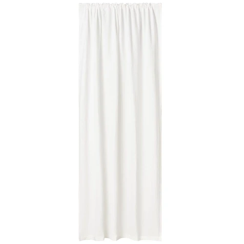 Zasłona muślinowa z bawełny organicznej Złamana biel