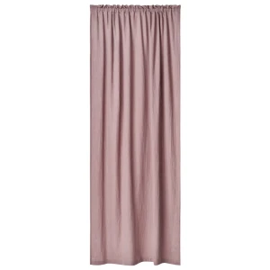 Zasłona muślinowa z bawełny organicznej Ciemny róż Mauve