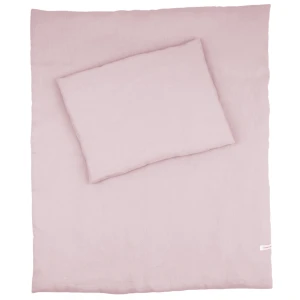 Linen newborn bedding set Bubblegum