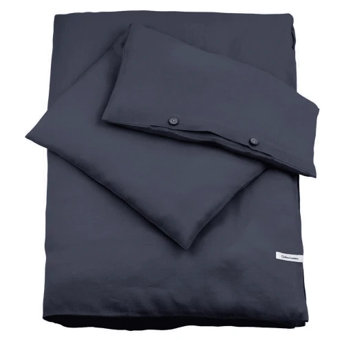 Lniana pościel Junior bez wypełnienia Grafit