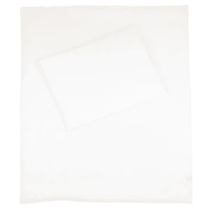 Lniana pościel noworodkowa z wypełnieniem Kremowa