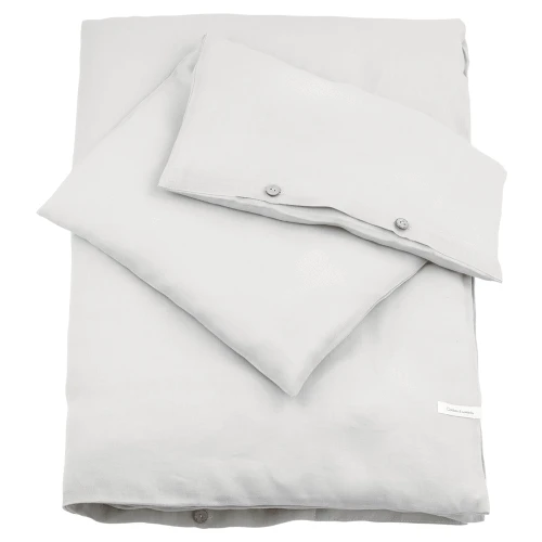 Lniana pościel Junior bez wypełnienia Jasno szara