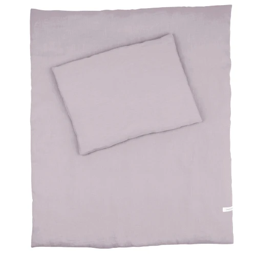 Lniana pościel noworodkowa z wypełnieniem Mauve