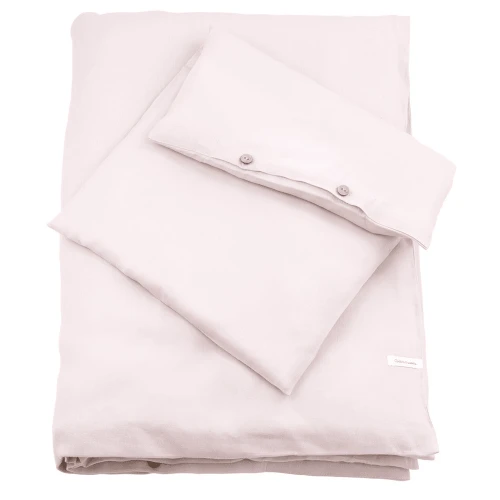 Lniana pościel Junior bez wypełnienia PN Pudrowy róż