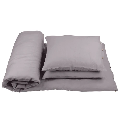 Lniana pościel 140x200 dla dorosłych bez wypełnienia Shark