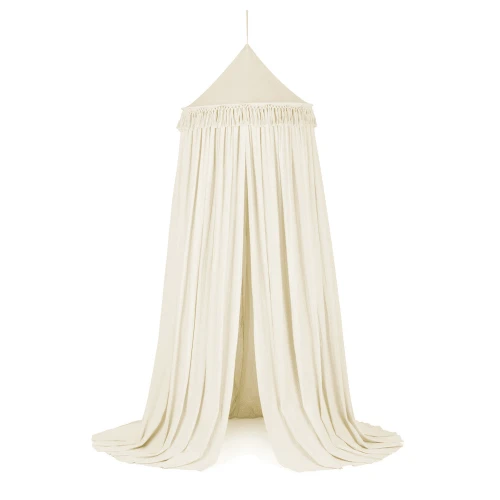 Baldachim Boho fi 70 z frędzlami Maxi Wanilia