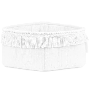 Koszyczek pielęgnacyjny Boho Twist Biały