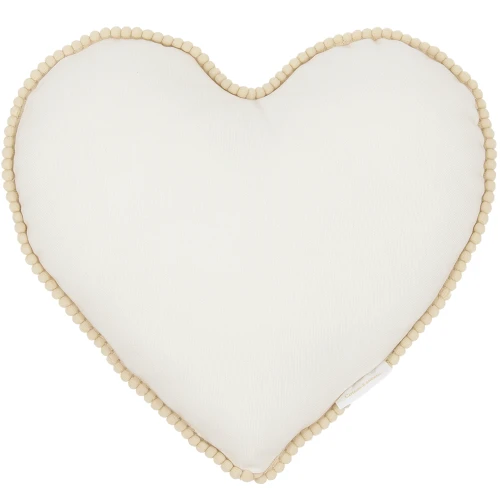 Boho Bubble heart pillow Vanilla - II quality