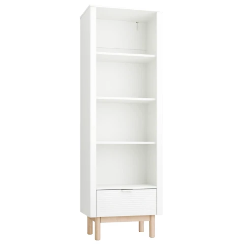 Miloo -  regał wysoki biały