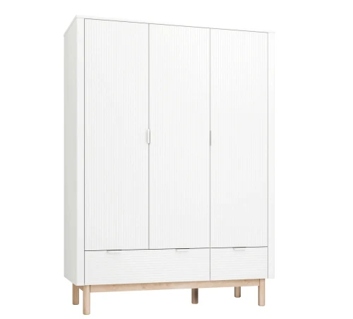 Miloo - szafa 3-drzwiowa biały