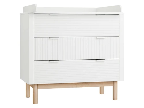 Miloo - komoda 3-szufladowa biały