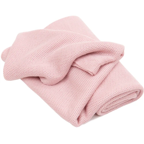 Otulacz bambusowy 85x85 cm Pudrowy róż