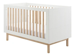 Miloo - łóżeczko-tapczanik 140x70 cm biały