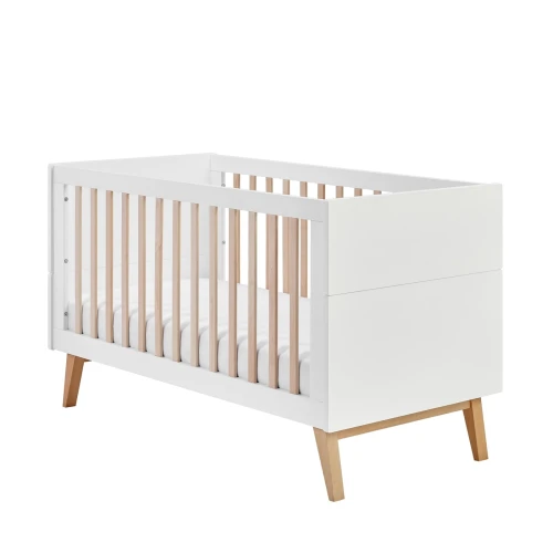 Swing - łóżeczko-tapczanik 140x70 cm biały