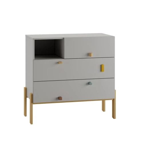 Cube - komoda 3-szufladowa (zawiera nogi)