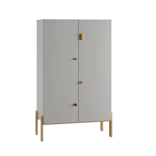 Cube - szafa 2-drzwiowa (zawiera nogi)