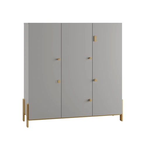 Cube - szafa 3-drzwiowa (zawiera nogi)