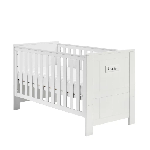 Marsylia MDF - łóżeczko-tapczanik Blanco 140x70 cm