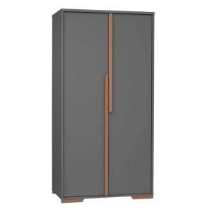 Snap  - szafa 2-drzwiowa ciemny szary