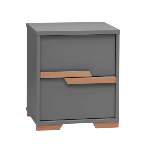 Snap  - kontener do biurka ciemny szary