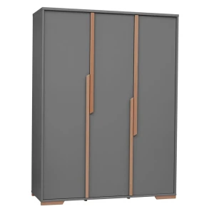 Snap  - szafa 3-drzwiowa ciemny szary