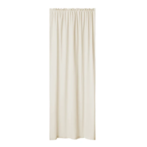 Zasłona muślinowa z bawełny organicznej Waniliowa