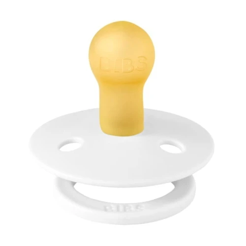 BIBS COLOUR WHITE S Hevea Rubber Soothing Pacifier