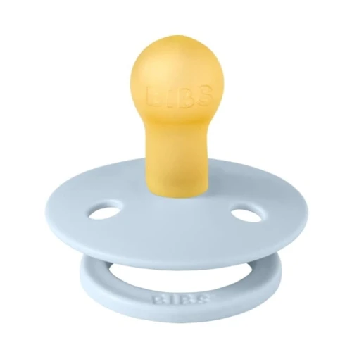 BIBS COLOUR BABY BLUE S Hevea Rubber Soothing Pacifier 