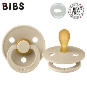 BIBS COLOUR SYMMETRICAL VANILLA S Pacifier Symmetrical Hevea 