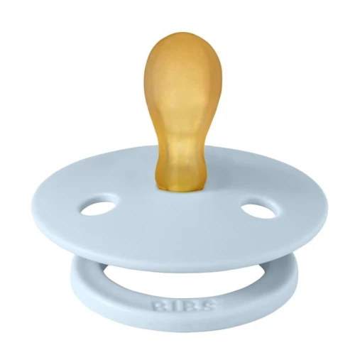 BIBS COLOUR SYMMETRICAL BABY BLUE Pacifier Symmetrical Hevea