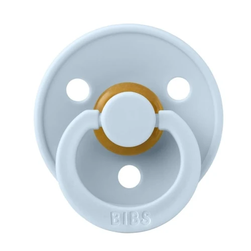 BIBS COLOUR ANATOMICAL BABY BLUE S Anatomical pacifier Hevea 