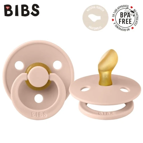 BIBS COLOUR ANATOMICAL BLUSH S Smoczek Anatomiczny kauczuk Hevea 