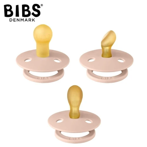 BIBS TRY-IT PACK BLUSH 3 smoczkowy zestaw prezentowy dla Noworodka 