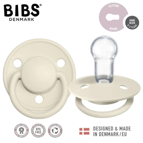 BIBS DE LUX IVORY Silicone pacifier ONE SIZE