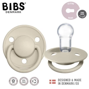 BIBS DE LUX VANILLA Silicone pacifier ONE SIZE 